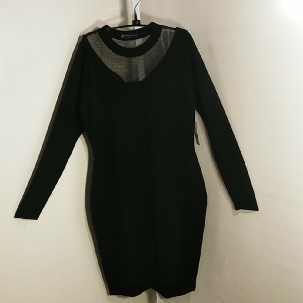 Black stretch Knit dress